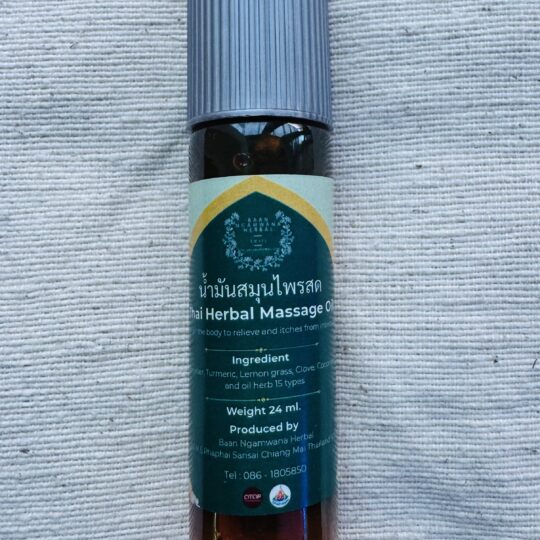 Thai Herbal Massage Oil (24ml) – Natural Relief for Aches and Everyday Discomfort